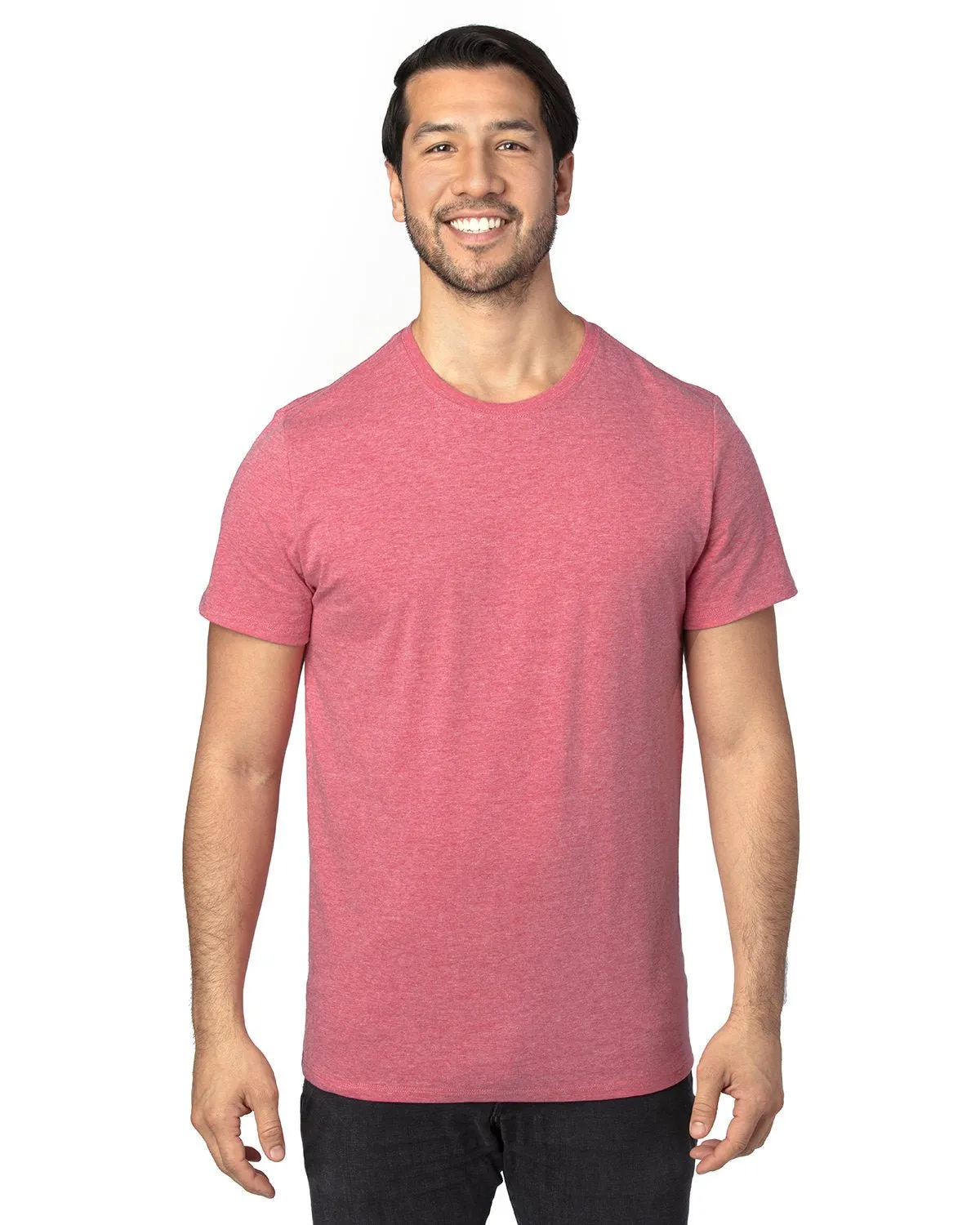 100A-Threadfast Apparel-RED HEATHER