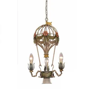 1950'S Style Hot Air Balloon Chandelier