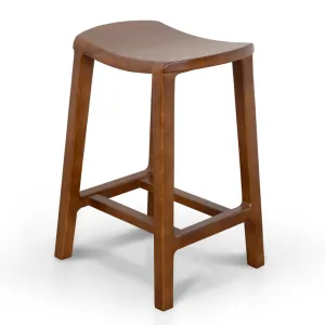 62cm Bar Stool - Walnut