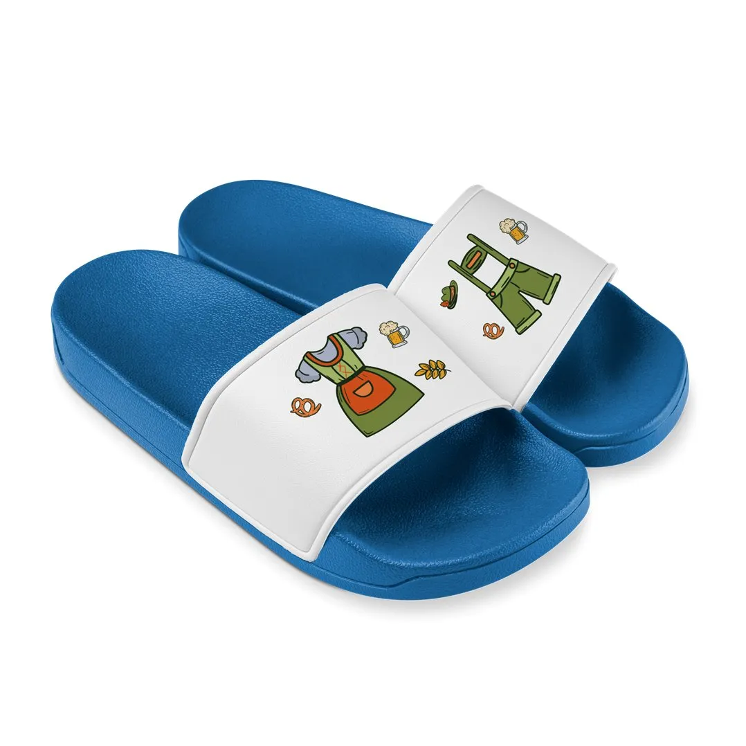 Badeschuhe - Dirndl & Lederhosen Motiv