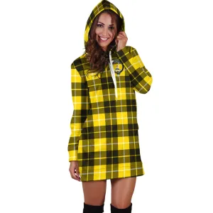 Barclay Dress Modern Tartan Hoodie Dress with Family Crest