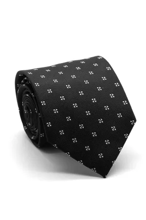 Black and White Corona Necktie