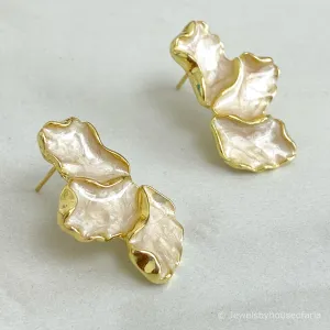 BREE Gold Floral Earrings