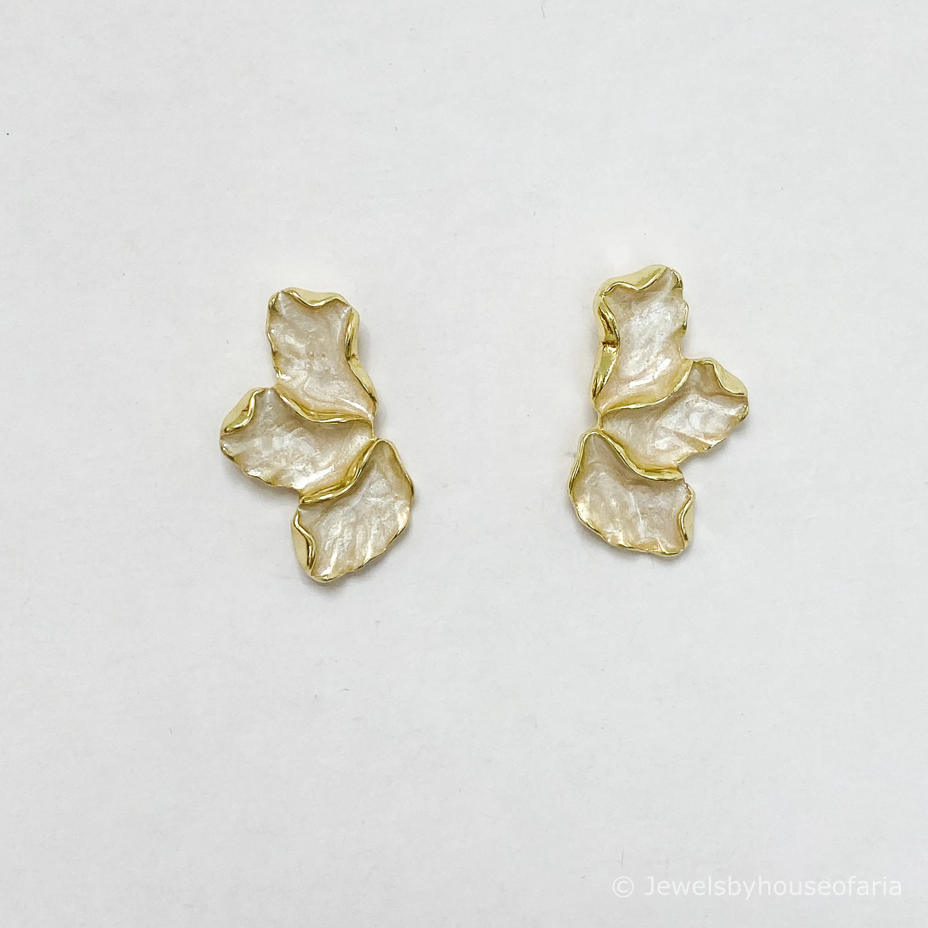 BREE Gold Floral Earrings