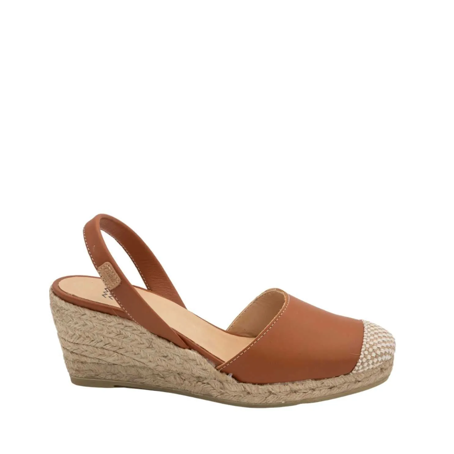 Closed Toe Leather Menorcan Espadrille For Women - Frida Montada 1924 Ciervo 5C