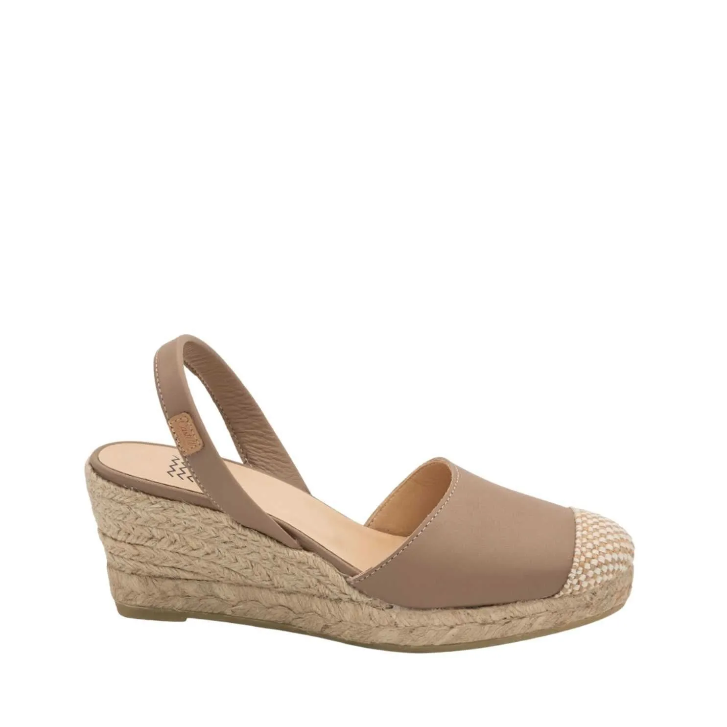 Closed Toe Leather Menorcan Espadrille For Women - Frida Montada 1924 Ciervo 5C