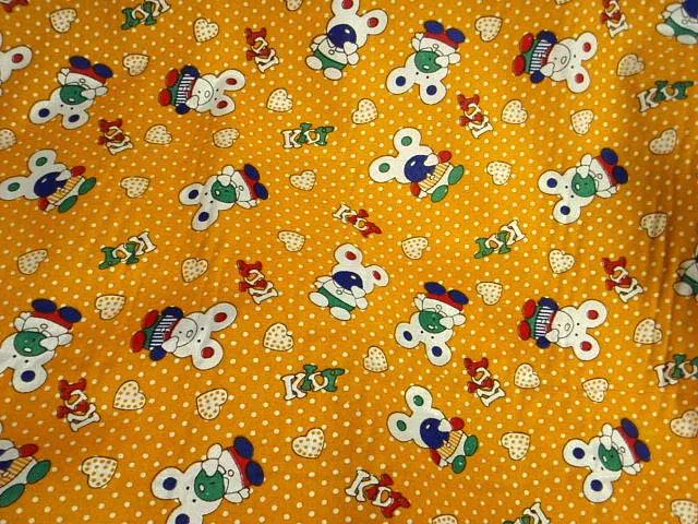Cute Teddy - Poly/Cotton Print