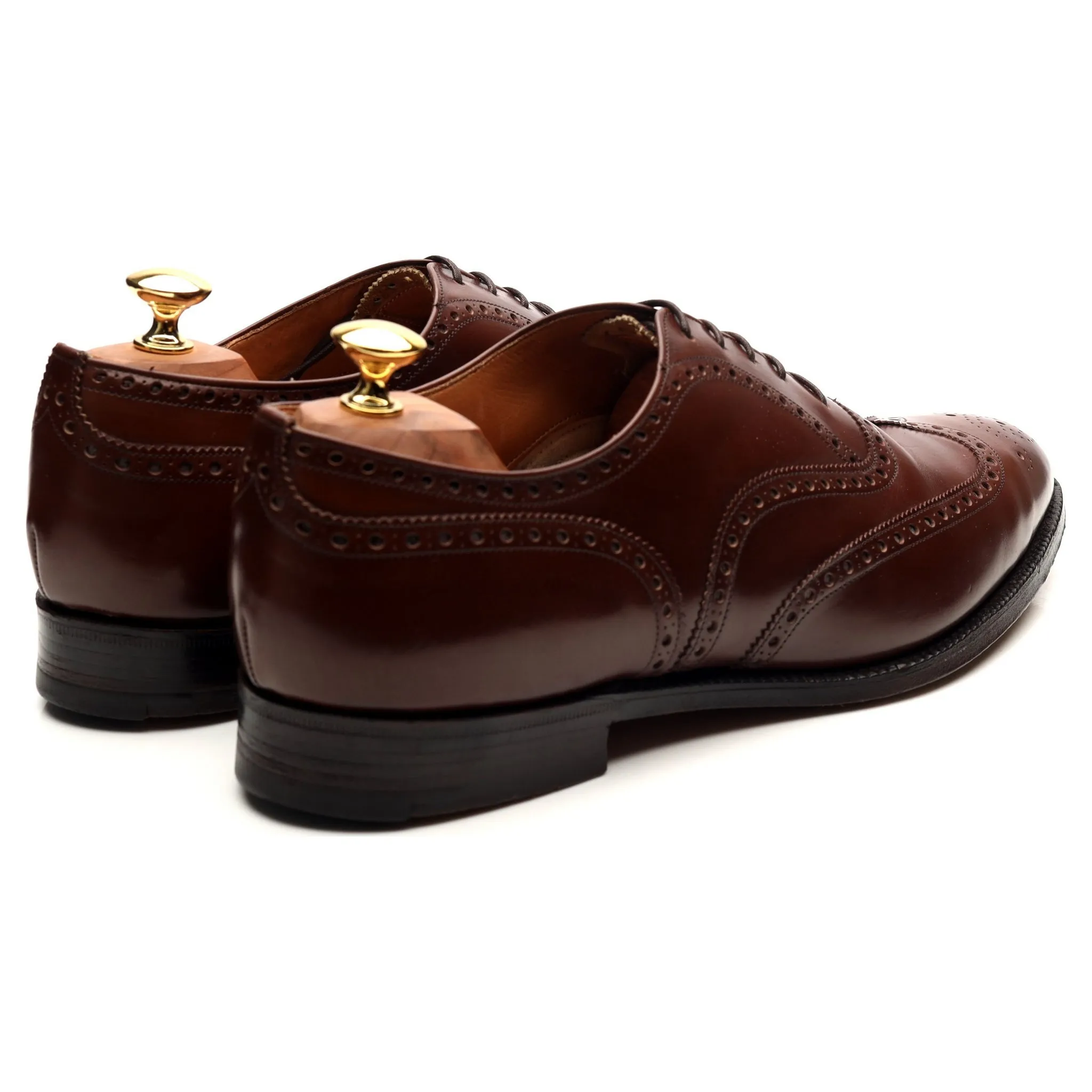 'Hickstead' Brown Leather Brogues UK 10 G