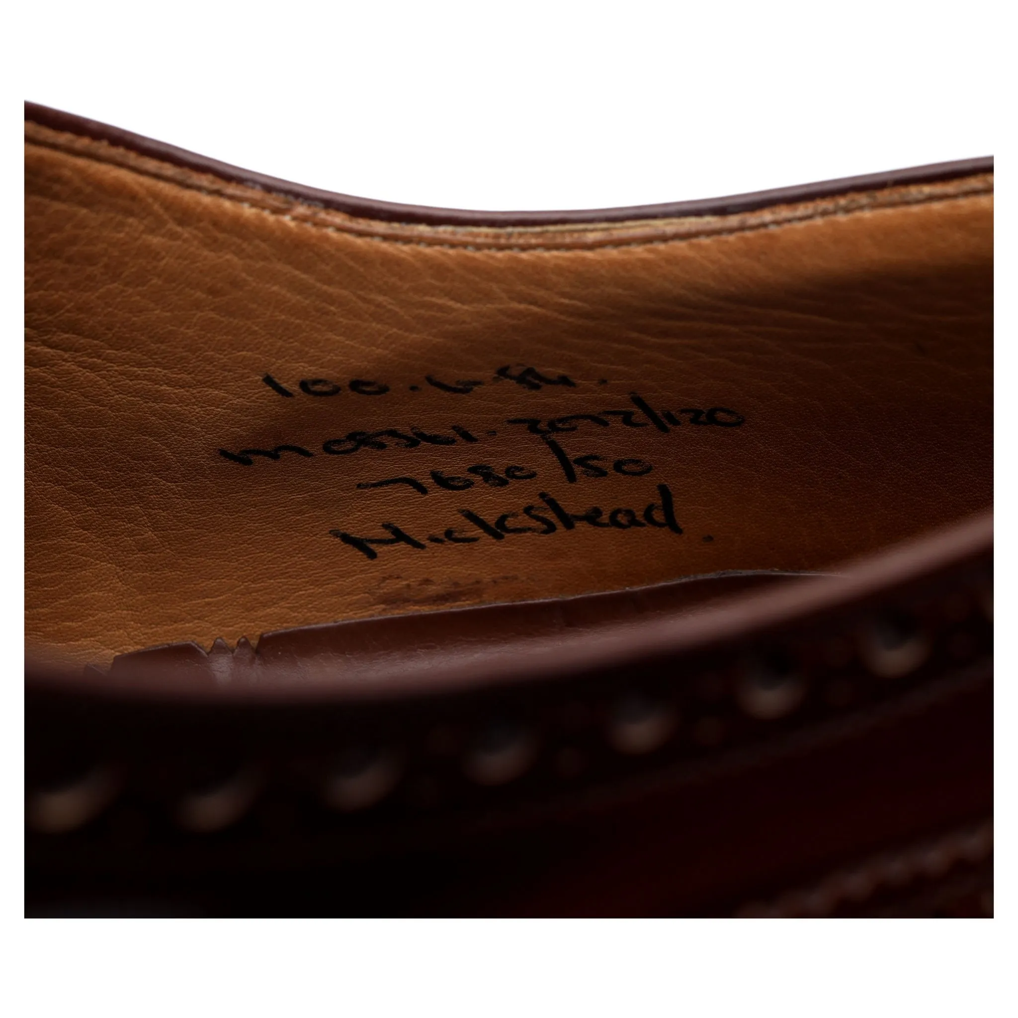 'Hickstead' Brown Leather Brogues UK 10 G