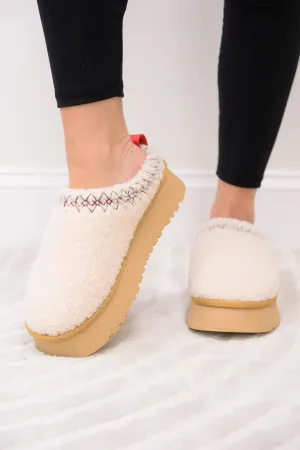 Isaac Borg Fur Platform Slipper