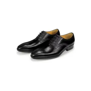 LuxeLeather Elegant Wedding Brogues