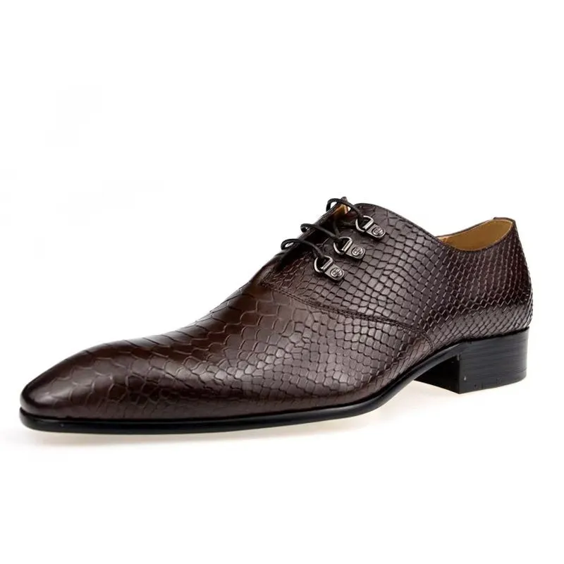 LuxeLeather Wedding Brogues