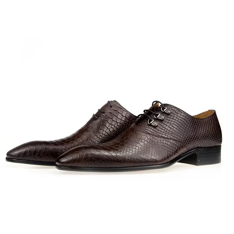 LuxeLeather Wedding Brogues