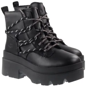 Ugg Boots Womens Brisbane Lace Up Black