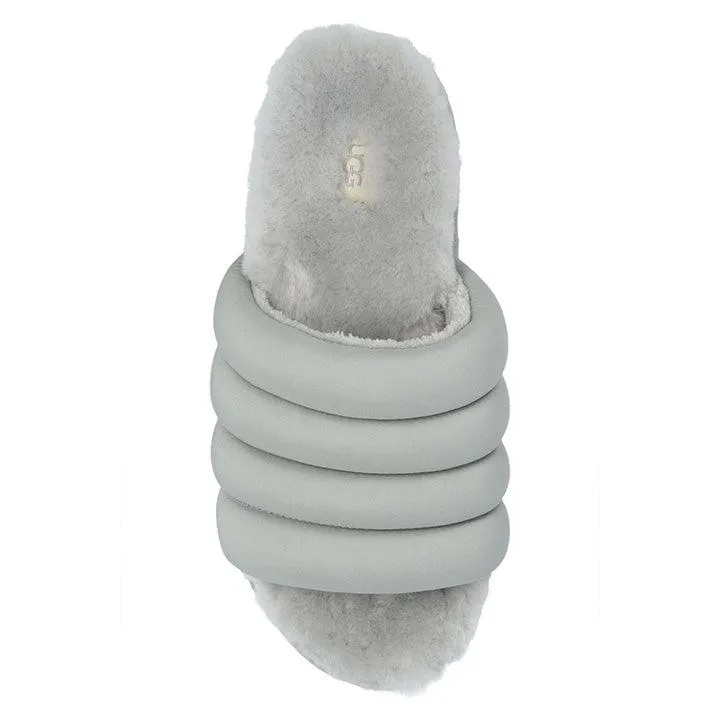 UGG MAXI SLIDE GREY SLIPPERS