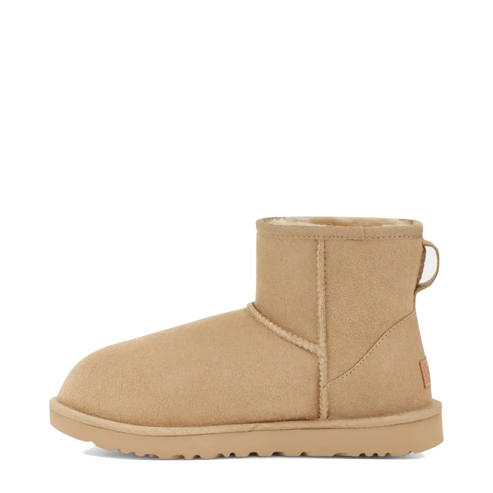 UGG Women's Classic Mini II Sheepskin Boot (Mustard Seed)