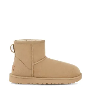 UGG Women's Classic Mini II Sheepskin Boot (Mustard Seed)