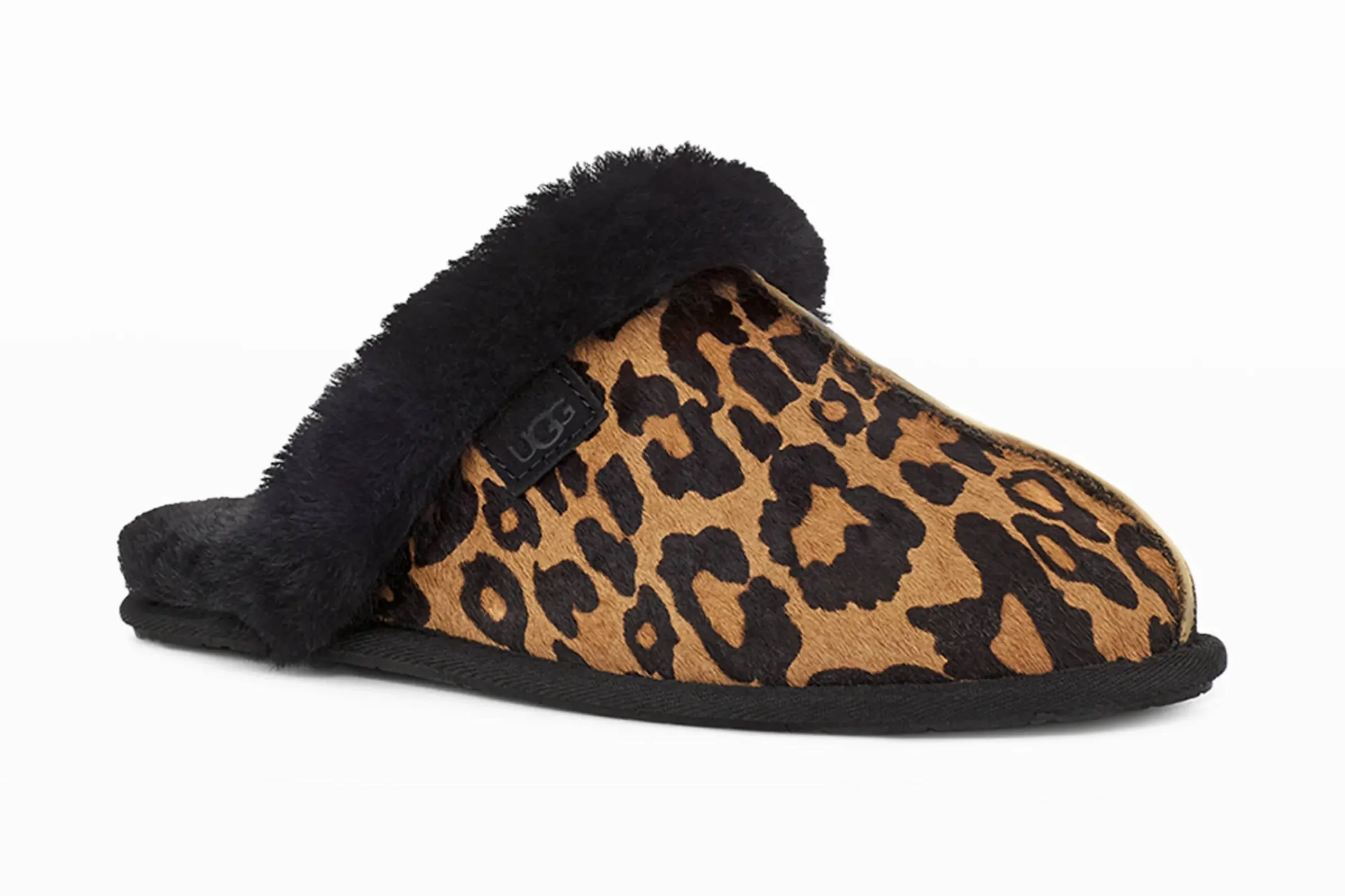 UGG Womens Scuffette II Panther Print Butterscotch