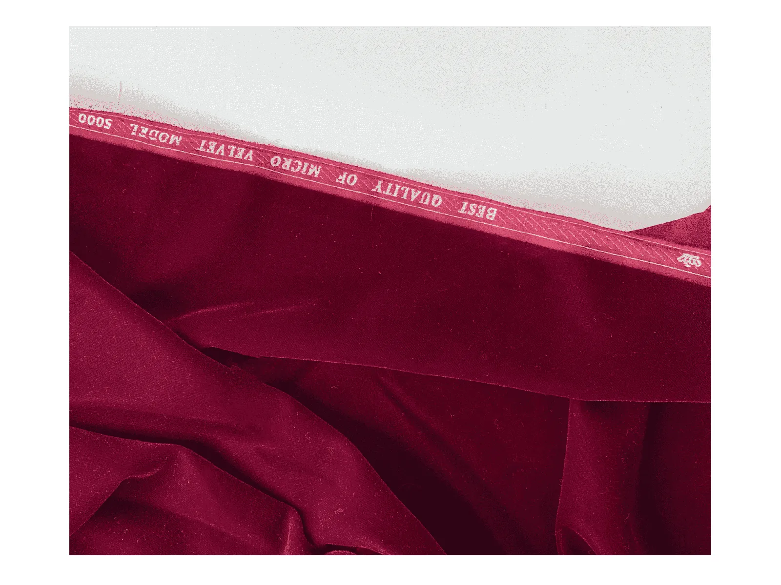 WINE - Micro Velvet  Fabric -  Fine and Lightweight - 112 cms - 180 gsm - For Crafts, Costume, Toys and Theatre