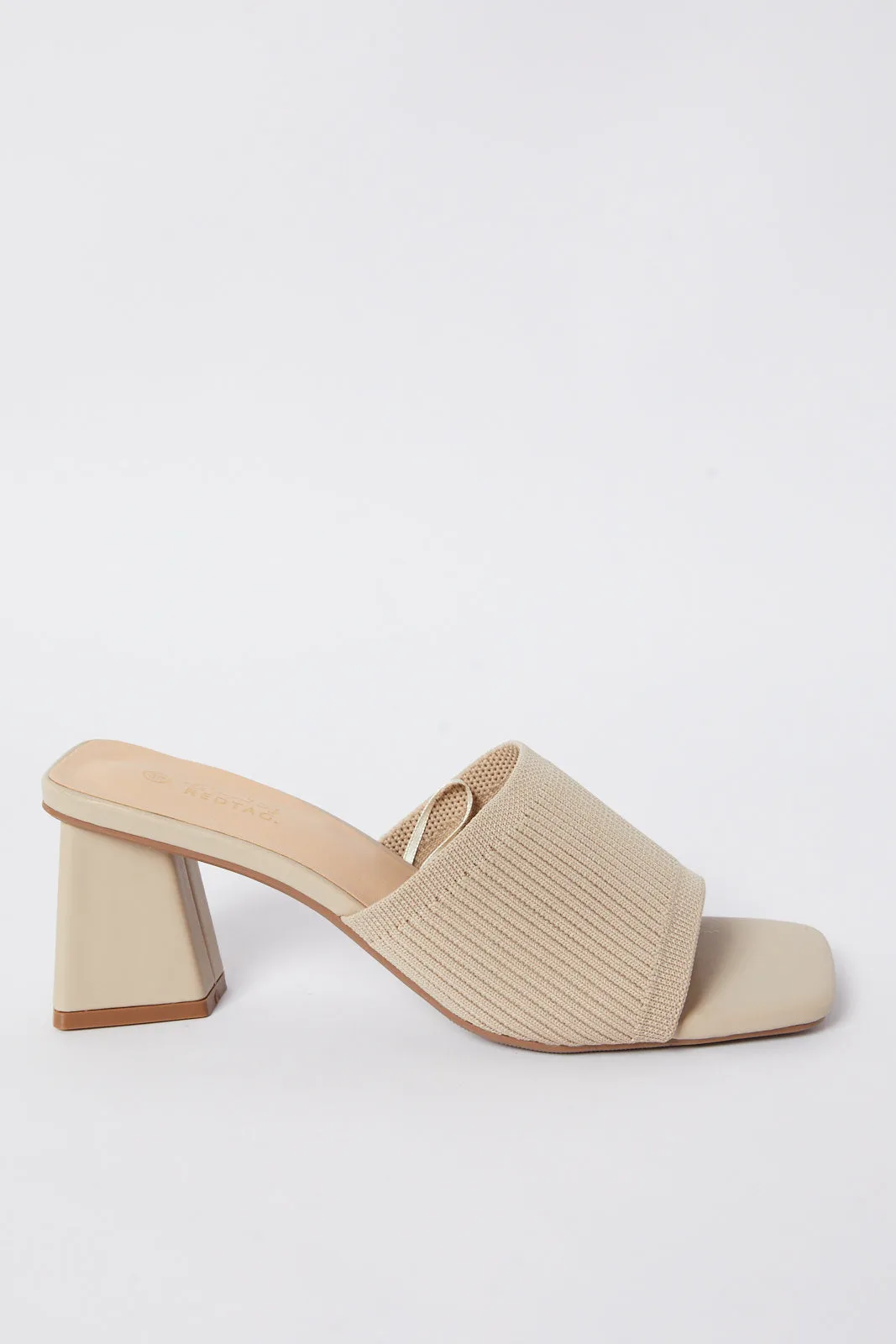 Woman Natural Knit Mule